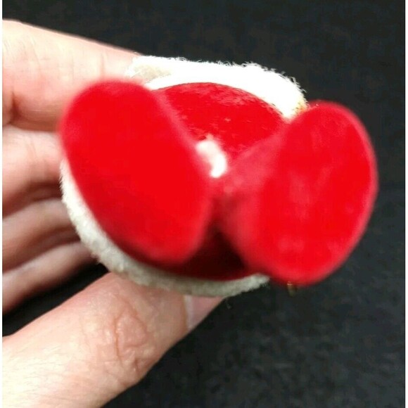 Vintage Santa Elf Flocked MCM Chenelle "Berry Nose" Ornament - Picture 10 of 10